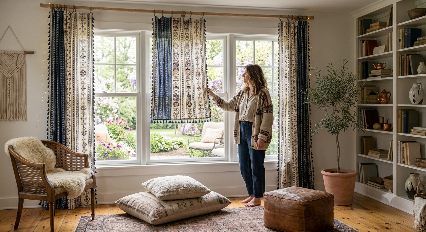 Decorating with Boho Curtains: Ideas for Cozy Living Spaces