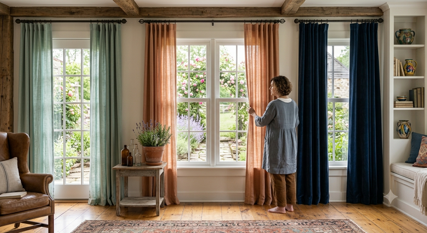 How Curtain Colors Affect the Mood of a Room