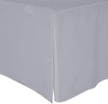 Cottington Lane Crib Bed Skirt Pleated Crib Skirt Dust Ruffle, 100% Natural Cotton, Nursery Crib Toddler Bedding Skirts for Baby Boys or Girls, 14" Soft Crib Dust Ruffle Drop Crib Skirt-Light Grey