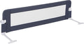 BABY JOY Bed Rails for Toddlers, Extra Long, Swing Down Safety Bed Guard for Convertible Crib, Folding Baby Bedrail for Kids Twin, Double, Full Size Queen & King Mattress (60-Inch, Dark Blue)