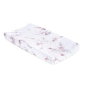 Oilo Changing Pad Cover, Breathable 100% Turkish Cotton Fitted Jersey, 300 Thread Count, Machine Washable, Fits Standard Changing Pads (32" x 16"), Girl, Boy, & Neutral Nursery Design, Bella Floral