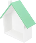 Uonlytech Unique House-Shaped Floating Shelf Wooden Wall-Mounted Storage Rack for Bedroom Sundries Display Practical and Stylish Wall Decor for Living Office Kitchen