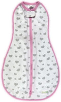Woombie Original Baby Swaddling Blanket - Soothing, Cotton Baby Swaddle with Zipper - Wearable Newborn Blanket, My Love, 14-19 lbs