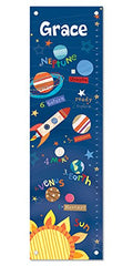 Personalized Growth Chart for Kids, Outer Space - I See Me!