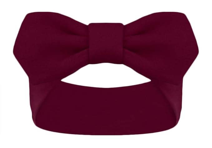 Creative Knitwear Fordham Rams Infant Girls Maroon Solid Hair Knot Headband Embroidered Logo - Size Newborn - 4T