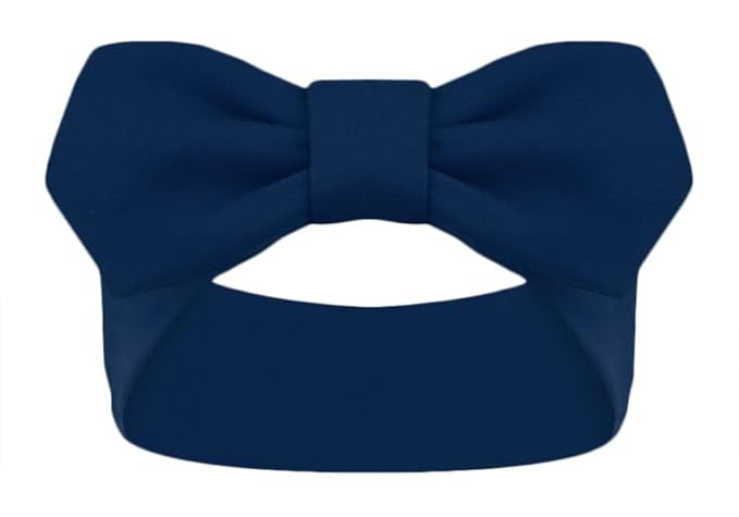 Creative Knitwear Virginia Cavaliers Infant Girls Navy Solid Hair Knot Headband Embroidered Logo - Size Newborn - 4T