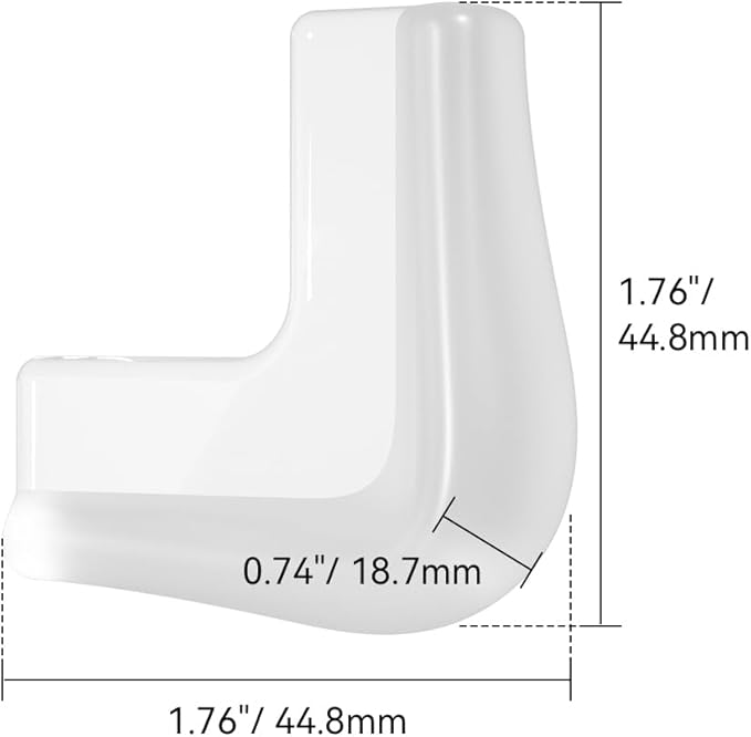 SAFELON 8 Pcs Childproof Corner Protector, Baby Safety Table Corner Guard, Silicone Material Baby Proof Bumper Cushion