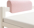 Wonder Space Toddlers' Bed Rail Bumpers Protecter - Children's Bed Guardrail Padding - Anti-Collision | Increased Height | Fall Prevention - Easy InstallEnhanced Safety Mostly Fit (2.3ft, Pink)