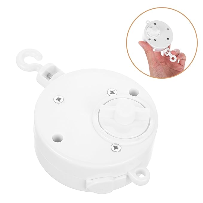 Sosoport Wind Up Nursery Musical Mobile for Crib Mobile with Rotating and Music Box Manual Control Soothing Melodies for Visual and Auditory Development Versatile Use for Bassinets and