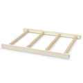 Full-Size Conversion Kit Bed Rails for Evolur Cribs - Solid Wood Crib Convertible Kit to Kids Bed - Transitional Style Rails & Easy-to-Install Child Essentials for Safety (Vanilla Bean)