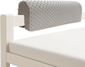 Wonder Space Toddlers' Bed Rail Bumpers Protecter - Children's Bed Guardrail Padding - Anti-Collision | Increased Height | Fall Prevention - Easy Installation Enhanced Safety Mostly Fit (Grey, 3ft)