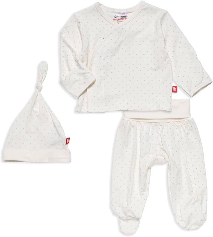 Magnetic Me Modal Newborn Take Home Kimono Set | Silky Soft Modal Fabric