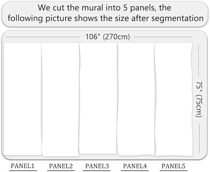 Green Forest Woodland Wallpaper Mural Large Art Wall Decorative Mural for Bedroom Living Room (Not Self-Adhesive)