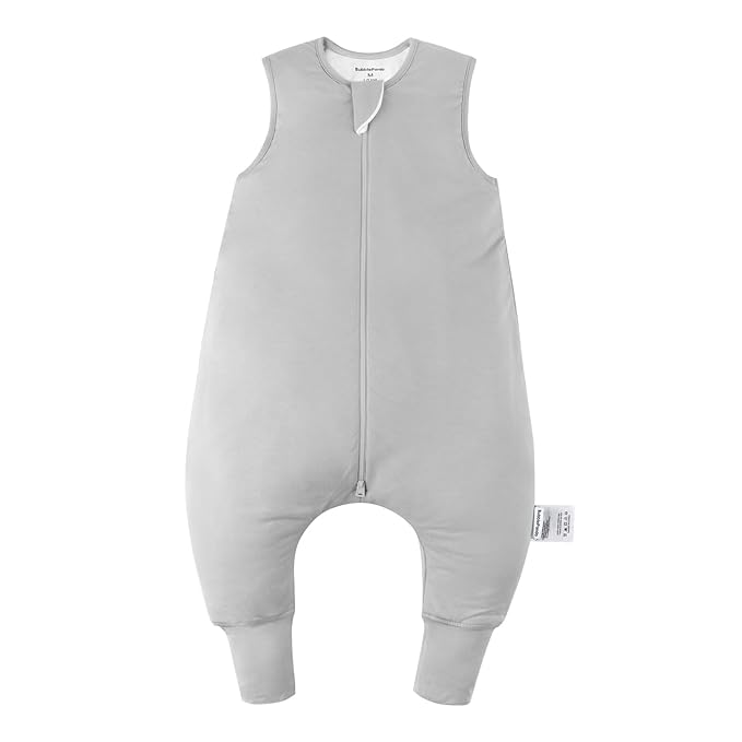 BubblePanda Rayon Made From Bamboo Toddler Sleep Sack with Feet 12-24 Months 2.5 Tog Winter Ultra Soft Warm Baby Sleep Bag Walker 1t-2t Quilted Thick Wearable Blanket with Legs 2-Way Zipper