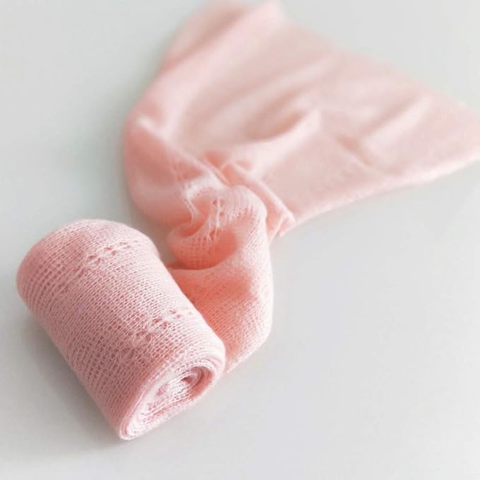 Vemonllas Newborn Baby Boy Girl Photography Props Bow Wrap, Posing Aid, Hat and Blanket Set of 4 Pcs
