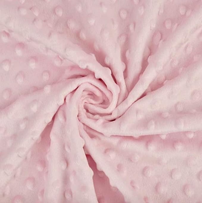Baby Minky Blanket - Double Layer Soft Plush, Toddler to Newborn, Pink Floral, 30 X 40 inches