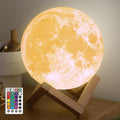 Moon Lamp, Moon Light, Moon Decorations, Cool Lamp, Moon Lamps for Adults, Decor for Boys, Thanksgiving, Christmas, 4.7 Inch, 16 Color Led