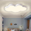 LED Ceiling Light Fixture,Modern Cloud Shape Recessed Ceiling Lights, Dimmable Light,Close to The Ceiling Lighting Flush Mount Living Room Bedroom,3000K-6000K (White, 27inch)