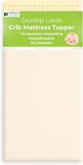 ORGANIC TEXTILES Organic Baby Mattress Topper with Wool Cover - GOLS/GOTS Certified - Breathable - 2" Portable (36"x26")