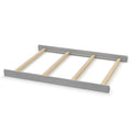 Full-Size Conversion Kit Bed Rails for Evolur Cribs - Solid Wood Crib Convertible Kit to Kids Bed - Transitional Style Rails & Easy-to-Install Child Essentials for Safety (Imperial Grey)