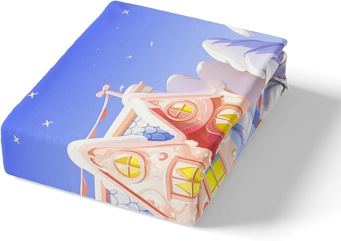 Feelyou Xmas Comforter Cover Set Twin Size Soft Bedspread Cover for Kids Boys Girls Bedroom Bed Decor Christmas Bedding Set