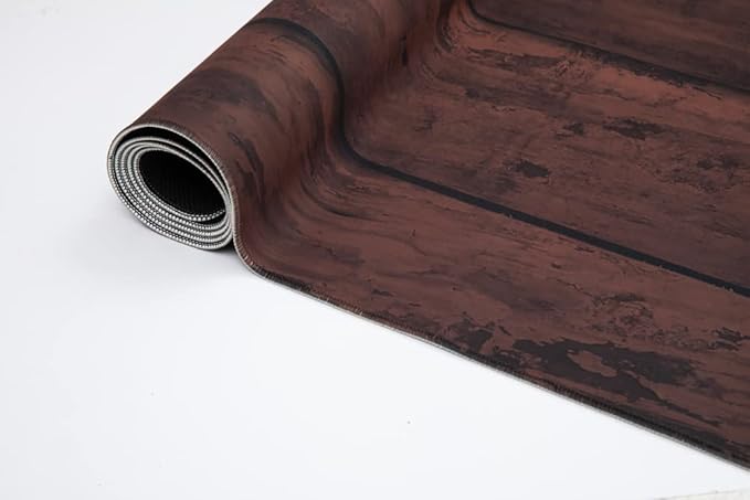 Kate Dark Brown Wood Flooring Backdrop Photography Floor Mats Rubber Wooden Wall Mat for Newborn Photography Props Professional Photographer 8x5ft