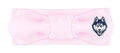 Creative Knitwear Connecticut Huskies Infant Girls Pink Solid Hair Knot Headband Embroidered Logo - Size Newborn - 4T