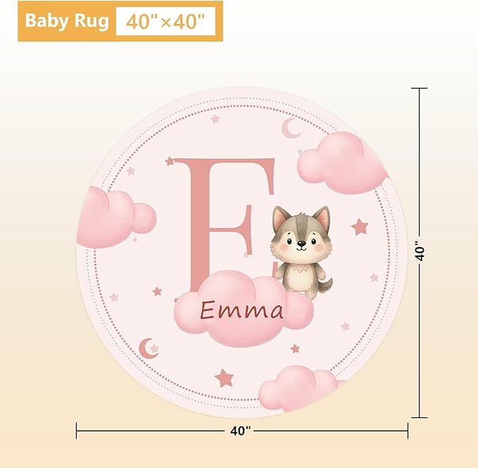 Personalized Crib Bedding Set, 5 Pcs Custom Nursery Bedding Sets with Name, Infant Bedding Set for Baby Girls Boys, Pink Fox Double Layer Baby Crib Set, Toddlers Babies Kids Customized Gifts