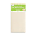 ORGANIC TEXTILES Organic Baby Mattress Topper with Organic Cotton Removable Cover - GOLS/GOTS Certified - Breathable - 2" Portable (36"x26")