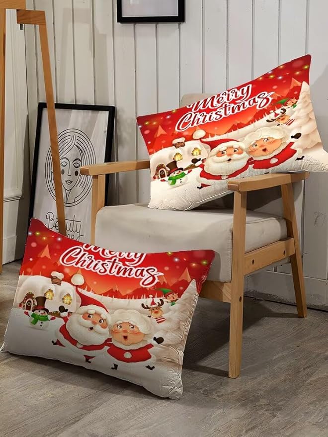 Christmas Bedding Sets King Size Comforter Set for Kids Boys Girls Bedroom Xmas Gift Christmas Festival Winter Snow Quilt Set,1 Comforter + 2 Pillow Cases