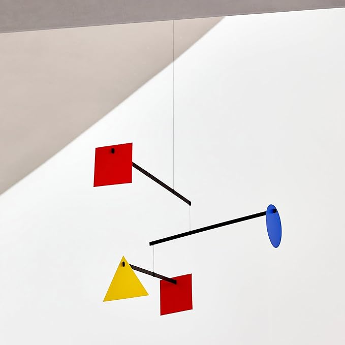 Bauhaus Hanging Mobile - 26 Inches - High Quality Beech Wood - Handmade in Denmark by Flensted
