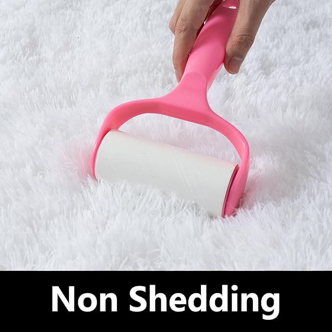 Fluffy 6x9 Rug - Nursery Rugs for Bedroom - Height Pile 1.4" Plush Rug - Fuzzy Throw Rugs Carpet for Bedroom - White