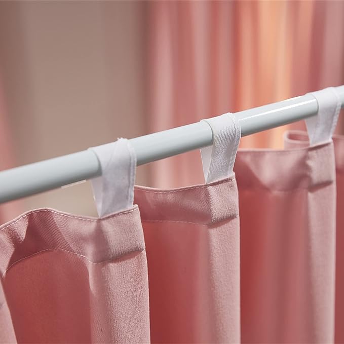 VETHIN Elastic Roof Style Four Corner Post Princess Bed Canopy Curtains Cozy Breathable Tent Canopy Mosquito Net for Girls & Adults Bedroom Decoration (Pink, 70-78" W*86" L*82"*H/(King))