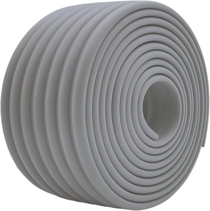 M2cbridge Multifunctional Edge and Corner Guard Coverage Baby Safety Bumper DIY (Grey 13.1ft)
