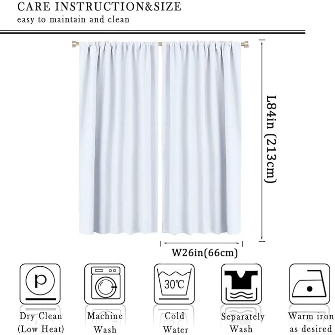 Forest Woodland Curtains, Wild Nature Bear Moose Deer Pine Trees Mountain Cabin Lodge Blackout Rod Pocket Windows Door Curtain for Bedroom Living Room Home Decor 52x84in