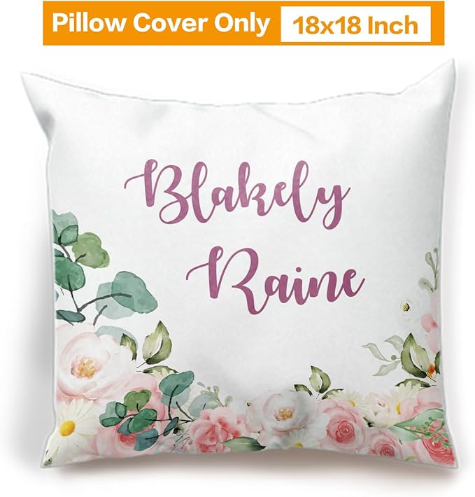 Custom Crib Bedding Set - Owl Design Personalized Name Baby Nursery Bedding 3 Pcs Set - Chic Soft Blanket, Sheet, Pillowcase for Newborns Boys Girls Gifts Color12