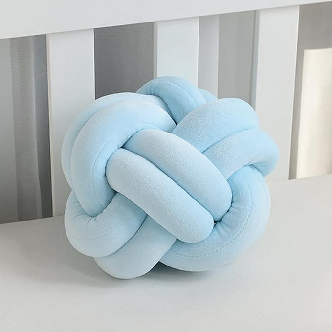 Velvet Chunky Bulky Giant Arm Knitting Yarn, Super Soft Jumbo Tube Weight, Fluffy DIY Crochet Hand Making Washable Yarn for Blanket, Pet Bed, Rugs, Pillow (1.1lb-Light Blue)