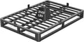 Upgrade Anti Bending and Round Corner Legs 6 inch Metal California King Bed Frame 3500 LBS Heavy Steel Slats Support Platform Bed Frames No Box Spring Needed Platform Noise Free Easy Assembly