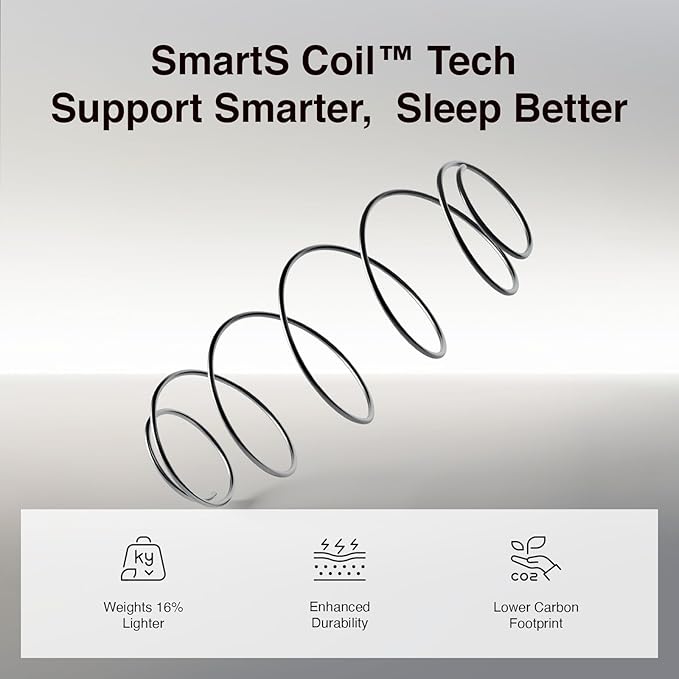Novilla Twin Mattress, 6 Inch Twin Size Mattresses in a Box with Smarts™ Coil for Pressure Relief, Medium Plush Foam and Spring Hybrid Colchones with CertiPUR-US Certified for Kids