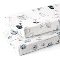 GRSSDER Stretch Ultra Soft Jersey Knit Changing Pad Cover Set 2 Pack, Change Table Pad Covers Fit 32"/34" x 16" Pads Safe and Snug, Pretty Swan/Watercolor Dandelion for Baby