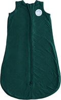 Dreamland Baby Lightweight Bamboo Viscose Sleep Sack (12-24 Months). 1.0 TOG Ultra Soft Blanket w/ 2-Way Zipper. 95% Viscose, 5% Spandex (Forest). Mom-Owned US Business, Premium Materials
