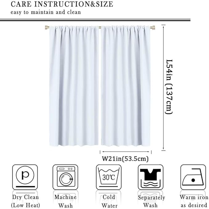 Forest Animal Curtains for Kids, Cartoon Safari Woodland Animals Window Treatments Cute Wild Jungle Bear Fox Deer Bear Window Drapes for Girls Boys Nursery Toddler Bedroom 42x54in