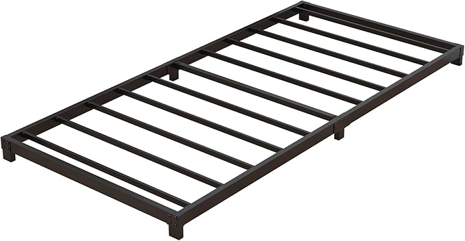3 Inch Twin XL Bed Frames Low Profile, XL Twin Bed Frame No Box Spring Needed, Heavy Duty Metal, Easy Assembly, Black