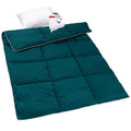 ZPECC Toddler Down Alternative Comforter, 39x47 Hypoallergenic Baby Blanket Quilt, Soft Breathable Lightweight All Season Kids Duvet Insert for Crib Stroller Cot Daycare, Teal