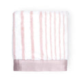 Little Giraffe Luxe Baby Blanket – 29x35” Satin Trim, Strand Dusty Pink | Ultra-Soft, Hypoallergenic Stroller & Nursery Blanket | Perfect for Newborns & Toddlers