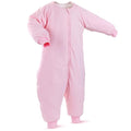 RESTCLOUD Baby Sleep Bag with Feet Winter, Wearable Blanket with Legs, Sack for Toddler Thicken 2.5 TOG (Pink, 2T-4T Year)