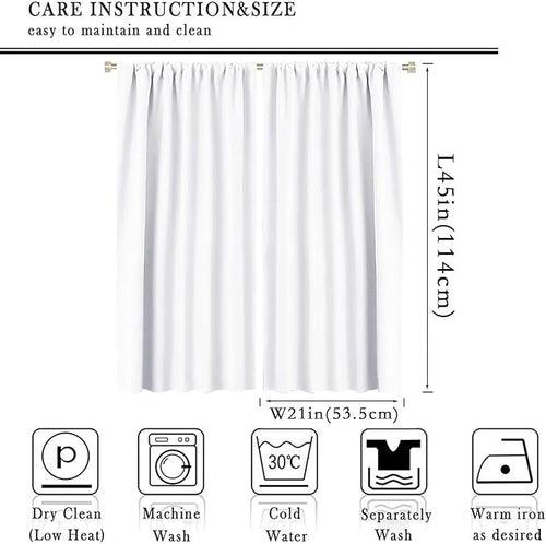 Animals Curtains Colorful Forest Cartoon Cute Zebra Tiger Elephant for Kids Boys Girls Nursery Bedroom Living Room Blackout Rod Pocket Decoration Window Drapes 2 Panels W21xL45in