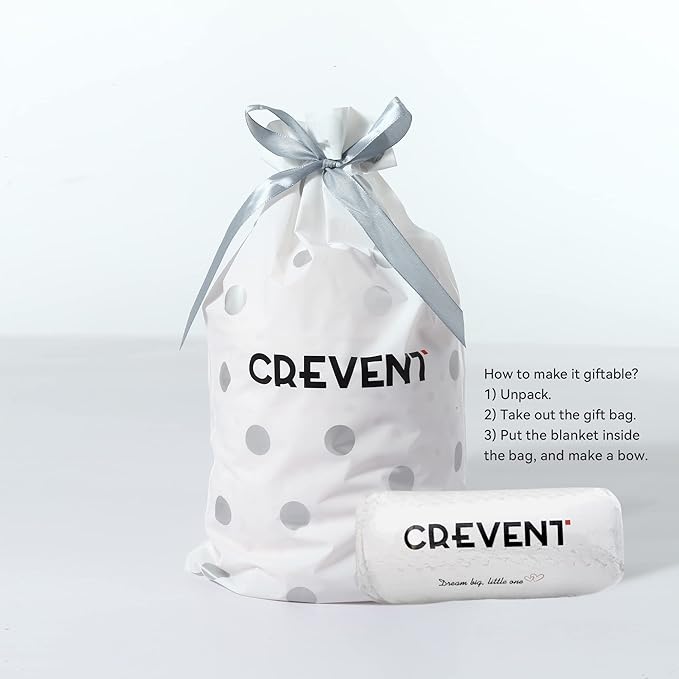 CREVENT 30''X40'' Soft Cozy Warm Baby Blankets for Boys Girls Solid Color - All Season Use - Newborn Essentials (Wave Blue)