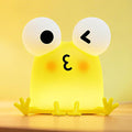 Frog Night Light for Kids, Cute Funny LED Squishy Novelty Animal Silicone Lamp, Dimmable/Timer Nursery Nightlight, Rechargeable Touch Bedside Lamp, Kids Room Decor, Baby Boys Girls Xmas Gifts