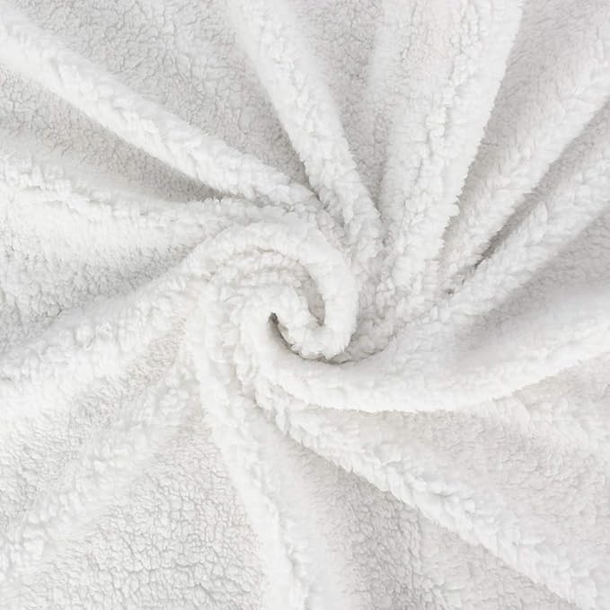 American Baby Company Heavenly Soft Chenille Sherpa Blanket Set, 3D Pink Cloud, for Girls